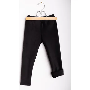 Dívčí legíny Lily Grey teplé mikropolar legíny černé velikost: 146