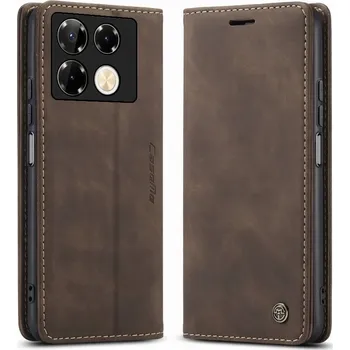 Pouzdro na mobilní telefon Pouzdro s klopou MBM pro Infinix NOTE 40 Pro + 5G, hnědé