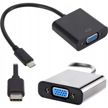 Video kabel Adaptér USB 3.1 typ C na VGA, převodník obrazu