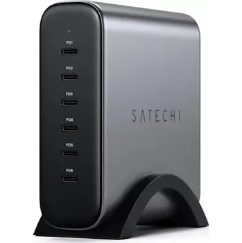 Notebook Satechi 200W USB-C GaN Charger šedá (ST-C200GM-EU)