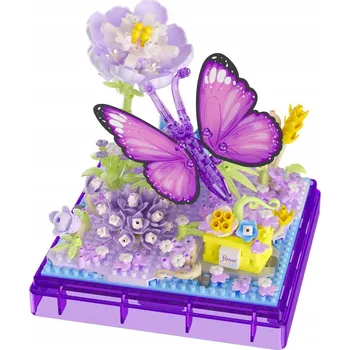 ostatní stavebnice Stavebnice mini KOCO Motýlek plast 471ks v krabičce 11x12x11cm