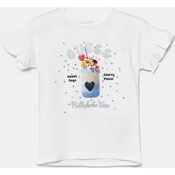 Chlapecké tričko Dětské tričko Guess bílá barva, K5GI02 K6YW4 K5GI02.K6YW4.PPYA 00X, vel. 88-96