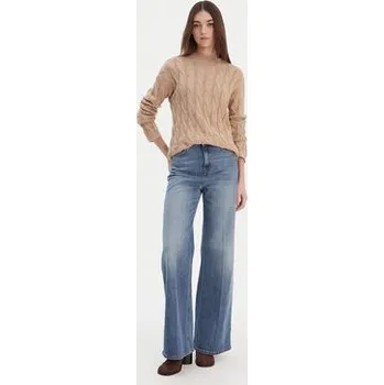 Pánská móda United Colors Of Benetton Svetr 1335D2467 Hnědá Regular Fit XL