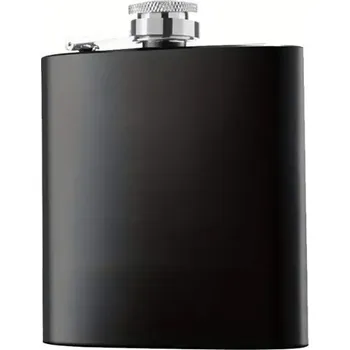 Placatka NAKIDA Likérka (pleskačka, placatice, placatka) 7oz. (200ml) nerez černá