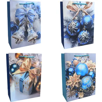 Dárková taška Dárková taška vánoční 24 x 18 x 8,5 cm, dekory mix