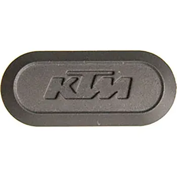 Komponent pro jízdní kolo Gumová krytka do rámu KTM G1 long Logo 28 mm