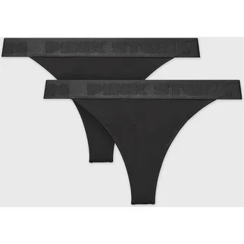Kalhotky 2PACK Tanga PINK STORM Soft Studio se zvýšeným pasem