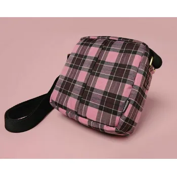 Coverized JACK velká brašna na foto / video, růžový tartan