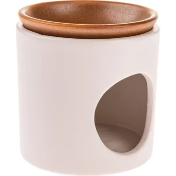 Aroma lampa Keramická aromalampa Sandipa, bílá