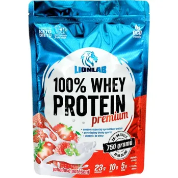 Protein 100 % Whey Protein 750 g jahodové potěšení