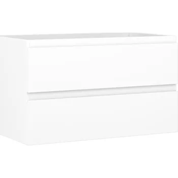 Koupelnový nábytek Mexen Orio koupelnová skříňka pod umyvadlo 80 cm, 2 zásuvky, matná bílá - 91A10-08047-2-BFF01