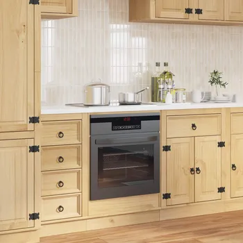 Příborník do zásuvky Truhlářský Medová 60 x 46 x 81 cm Masivní borové dřevo