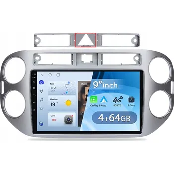 Autorádio Autorádio Junsun multimédia pro VW Tiguan 1 2006-2017 4G 4+64GB