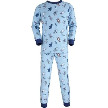 Chlapecké pyžamo Pleas Dětské dlouhé pyžamo modrá 128 (183796-800-128)