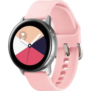 Celly univerzální silikonový na Smart Watch 20 mm (WBANDUNISIL20BP) růžový