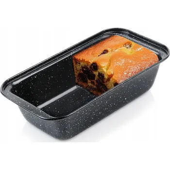Forma na pečení Forma GRANITOVÁ plech na chléb, bábovku, paštiku, biskupský chlebíček 25,5 cm