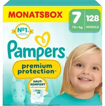 Plena Pampers Premium Protection 15+kg (128 ks) (8700216418195)