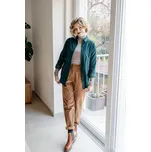 Manšestrová košile Nomia zelená Velikost: S