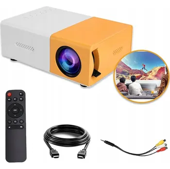 Projekční technika PŘENOSNÝ MINI LED PROJEKTOR FULL HD PRO TELEFON, NOTEBOOK A TABLET