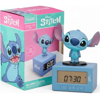Lampička 3D lampička s budíkem Disney Stitch