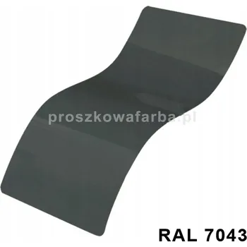 BARVA RAL 7043 Polyesterová Šedá Tmavá SATÉN