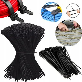 Stahovací páska STAHovací PÁSKY KABELOVÉ SVORKY STAHOVACÍ PÁSKY SADA 100 kusů 4,8x500mm PEVNÉ