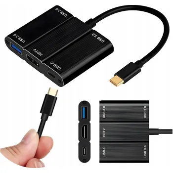 USB hub Dokovací stanice HUB USB-C typ 3.1 - 3x USB 3.0 HDMI 3.1 multiport OTG