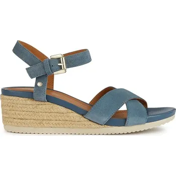 Dámské sandále Semišové sandály Geox D ISCHIA CORDA C tmavomodrá barva, D02HHC 00022 C4005 D02HHC.00022.C4005 59X, EUR 36