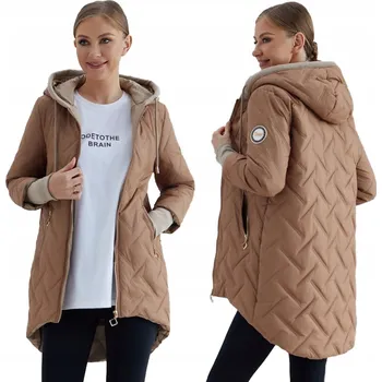 Moto oblečení PODZIMNÍ DÁMSKÁ PŘECHODNÁ BUNDA NA PODZIM S KAPUCÍ __S