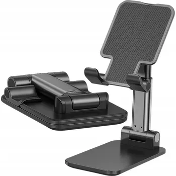 Držák na Telefon Tablet Stojan Stabilní Stolní Černý