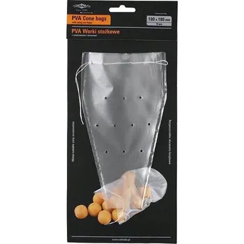 PVA PVA Síťka Mikado PVA Sáčky Kónické s Uzávěrem 100x180