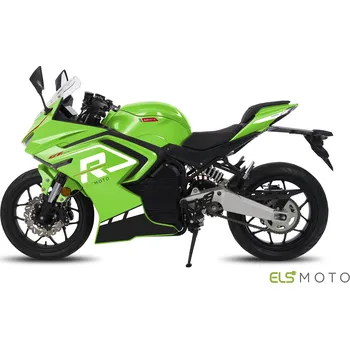 malá motorka Elektromotorka ELS MOTO eR3, výkon 30 KW, 515 Nm, 160 km/hod, zelena