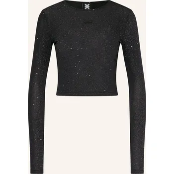 Dámské tričko Karo Kauer Dámské Krátké Tričko S Dlouhým Rukávem, černá, 40