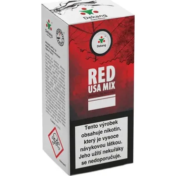 vaporizér Dekang Red USA MIX 10ml 6mg