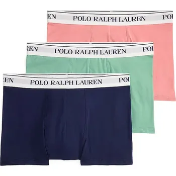 Pánské spodní prádlo Boxerky Polo Ralph Lauren 3-pack více barev, 714830299 714830299. růžová 03A, vel. M
