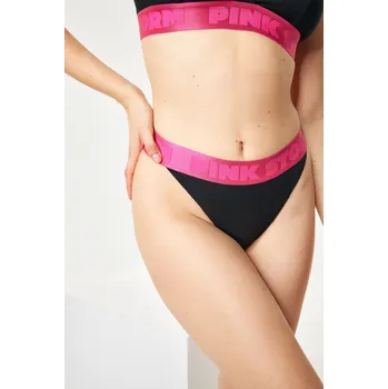 Kalhotky Tanga PINK STORM Soft Studio se zvýšeným pasem