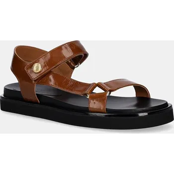 Dámské sandále Kožené sandály Billi Bi A8522.Palisandro hnědá 88X, EUR 37