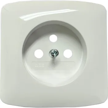 Elektrická zásuvka Náhradní kryt zásuvky jednonásobné ABB Tango 2CHA196341A8500/6619A-A06357 B, integrované clonky - bílá (ND6619A-A06341 B)
