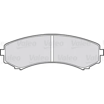 Brzdová destička Sada brzdových destiček, kotoučová brzda VALEO 301518