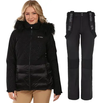Dámská bunda Dámský lyžařský komplet Lena BLK 36 + Dione BLK 38