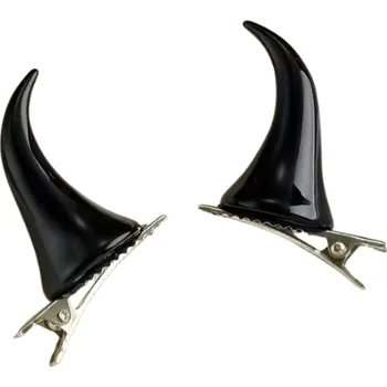 Karnevalový doplněk dovoz Růžky na sponce špičaté Barva: černé