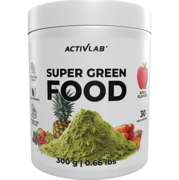 Activlab Super Green Food - 300 g Příchuť: jablko