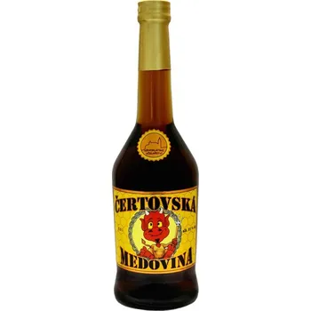 Likér Křivoklátské včelařství Medovina čertovská 21 % 0,5 l