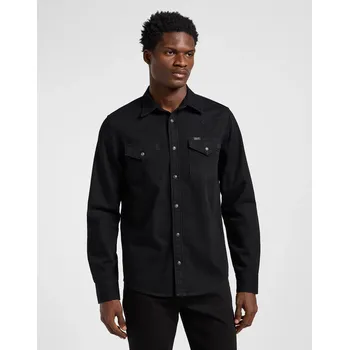 Pánská košile Pánská džínová košile Lee Regular Western Shirt 112363913 Black Velikost: 5XL