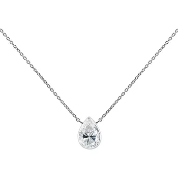 Náhrdelník Ether White Topaz - stříbrný náhrdelník s bílým topazem