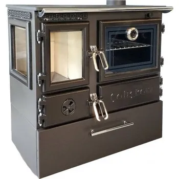 Krbová kamna CALISKAN sporák na tuhá paliva GURMET 3D box - pravý (II. Jakost)