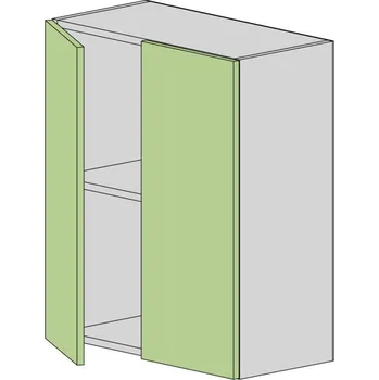 Kuchyňská skříňka Slevadoma Horní skříňka NS-60-V Barva dvířek: antracit, Barva korpusu: kašmír
