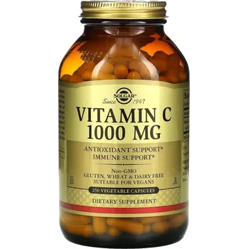Solgar Vitamin C 1000 mg - 250 veg. kapslí