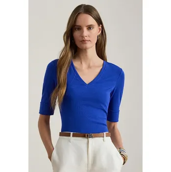 Dámské tričko Tričko Lauren Ralph Lauren dámské, bílá barva, 200815843 55A, vel. S