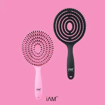 kartáč na vlasy Kulatý profesionální kartáč iAM4u ODSTÍN: ČERNÁ